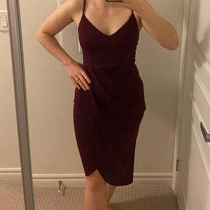 Burgundy Semi-formal dress